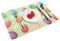 Set Di 4 Tovagliette Lavabili Tovagliette Sottopiatto Resistenti Al Calore Per Tavola Da Pranzo Uova Fiori Pasquali 30x45 cm
