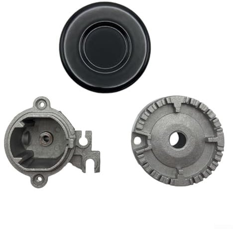 Universal Burner Crown Flame Cap, Metal Gas Oven Stove Cap Replacement Part, 55mm, 75mm, 100mm(Concave 75)