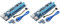 Uonlytech 2pièces Carte Graphique Externe Pcie pour Ordinateur Portable avec Adaptateur Pci Pci Câble USB De Améliorez Les Performances Graphiques De Votre Pc Portable