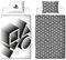 Character World Playstation Offizielles Bettwäsche-Set für Einzelbett, Stretch-Gaming-Design, wendbar, 2-seitig, inkl. passendem Kissenbezug, Einzelbett-Set, Schwarz und Weiß, Polycotton