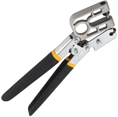 Artibetter Stahl Crimper Zange Mit Stanzverschluss Einhand-kielbefestigungszange Für Metallständer Geeignet Für Trockenbauwände Ergonomisches Design Mit Rutschfestem Griff