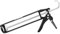 TECPO Skelett Kartuschenpistole, Profi Ausführung, 300/310 ml Kartuschen, 2175 PSI, 150 Bar, Kartuschen Presse aus Bau Stahl, Fettpresse