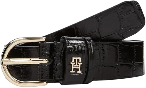 Tommy Hilfiger Damen Essential Effortless 2.5 Croc Go Aw0aw17755 Verstellbarer Gürtel (1er Pack)