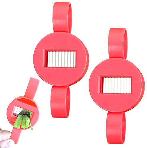 2 Pcs Runner Bean Slicer and Stringer - Strong Mini Runner Bean Slicer Cutter - Sharp and Efficient Kitchen Slicing Tool - Fast Bean Cutting Kitchen Tool for Stringing Cutter Fast Bean Cutting