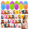 Bounas Bounged Animal Toys – Ostereier, tragbar, Osterspielzubehör | Sobers Paster Egg Hunt Spielzeug, Tier für Kinder Hunt Game Ostern