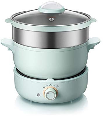 MQPALZKD Electric Hot Pot Electric Boiling Pot Household Split Multifunctional Electric Frying and Cooking Integrated Pot Small Small Electric Pot(Double layer)