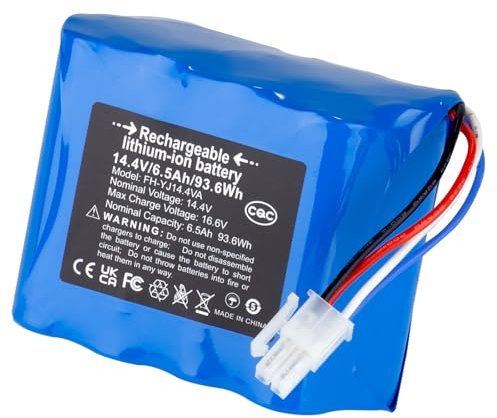 Batterie de rechange 14,4 V 6500 mAh pour Narwal T10 J1 J2 pour robot aspirateur Narwal Freo YJCC010 YJCC003 YJCC001 Series
