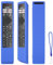 Funda para Mando a Distancia de Silicona Compatible con Philips HR45B-GJ01 BRC0984501 HR45B-GJ06 YKF474-B013 TV Mando a Distancia Cubierta Protectora a Prueba de Choques con Cordón (Azul)