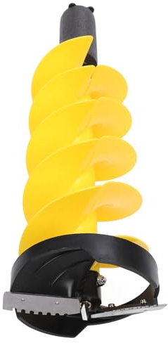 SUPYINI isborr, elektrisk nylon med skydd och vattenflöte, för isfiskar, 20 cm diameter, 71 cm längd