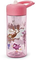 Affenzahn Trinkflasche Fabelhafte Fantasiewelt - Rosa | Mit buntem Motiv, wiederverwendbar, spülmaschinengeeignet und 430 ml Fassungsvermögen für den täglichen Gebrauch