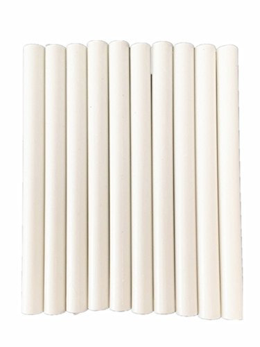 Tikwisdom 10pcs Siegelwachs-Stangen für Heißklebepistole, weiß