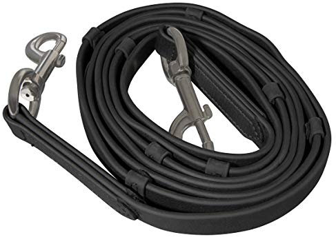 Karlslund SuperStrap-Zügel mit Stegen (Schwarz, Chrom)