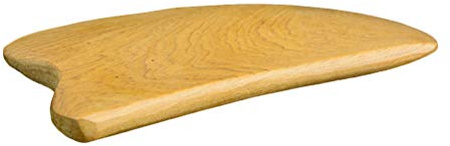 Healifty Planche De Massage En Bois Gua Sha Grattoir De Massage Pour Visage Cou Et Dos Bord Lisse 4.13 X 2.09 X 0.24 in 1 Pièce