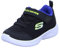 Skechers SKECH-STEPZ 2.0 MINI WANDERER, Zapatillas para Niños, Black Textile/ Synthetic/ Blue & Lime Trim, 28 EU