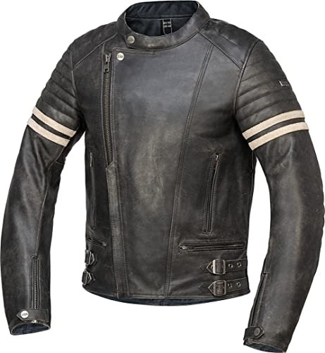 IXS Andy Motorrad Lederjacke, schwarz, 54
