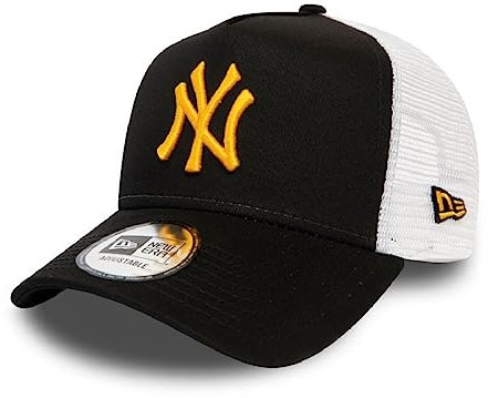 New Era New York Yankees Cap Trucker Kappe League Essential Basecap MLB Baseball Schwarz - One-Size