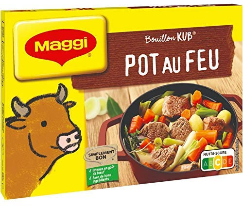 NESTLE MAGGI - Bouillon Goût Au Feu 180G - Lot De 4 - livraison offerte