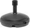ANGIX Parasol Base 7 Litre Garden Parasol Base Heavy Duty Umbrella Stand Holder Round | Plastic Water-Filled Parasol Base – Perfect for Outdoor Decor, Garden & Patio (Black)