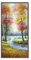 AERK Tableau Peinture Huile sur Toile Grand Format, Peint À La Main Extra Large Mur Art Original Forêt Rivière Paysage Cool Peintures Abstrait Moderne sans Cadre Texturé Illustration Décoration