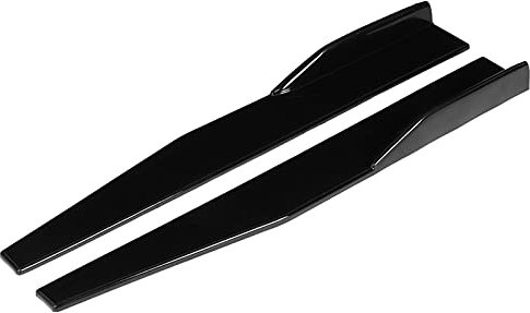 Gonne laterali universali, 29,3 pollici Flessibile durevole ABS Car Body Styling Gonna laterale, Pratico accessorio per auto Gonna laterale Rocker Extension Splitter Diffusori