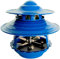 RKNHXAJ Kaminventilator, 100 W, Kaminsauger, Ofenventilator, Kaminzuginduktor, Abluftventilator für Kamin, für Kessel, Durchmesser 24 cm