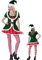 Gesuter Damen Kostü, Elfen Kostü Frauen, Elfen Outfit, Sexy Weihnachts Kostüme Für Frauen, Weihnachtsmann Kostü, Elfen Kostü, Grünes Elfendamen Samt Weihnachtskleid, Sexy Weihnachtsbaum Kleidung