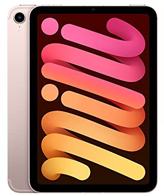 2021 Apple iPad Mini (8,3-pouces, Wi-Fi + Cellulaire, 256 Go) Rose (Reconditionné)
