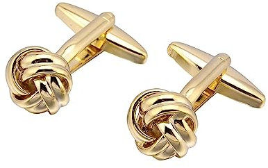 Epinki Manschettenknöpfe mit Gravur, Verdrehte Manschettenknöpfe Hochzeit Herren, Manschettenknöpfe Gold Hochzeitsgeschenke
