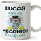 MUGFFINS Tazas Personalizadas para MECÁNICO - En Español - Koalificados Personalizados - 11 oz / 330 ml - Regalo Personalizable original y divertido