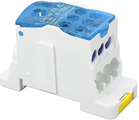 Klemme für DIN-Schiene power distribution block 160 Abzweigdose power distribution block 160 690 V, 160 A, feuerhemmender Messinganschluss für Stromversorgung Morsettiere