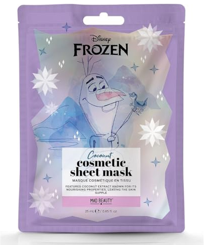 Mad Beauty - Disney Die Eiskönigin Stoffmaske für das Gesicht Olaf