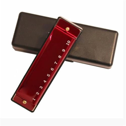 Mundharmonika Langlebiges Mundharmonika-Tremolo-Zubehör, Ersatzteile Für Studenten, Pädagogische Mundharmonika (Color : R)