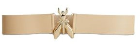 PATRIZIA PEPE Gürtel mit hoher Taille, Art. 8W0034L048, beige, Einheitsgröße