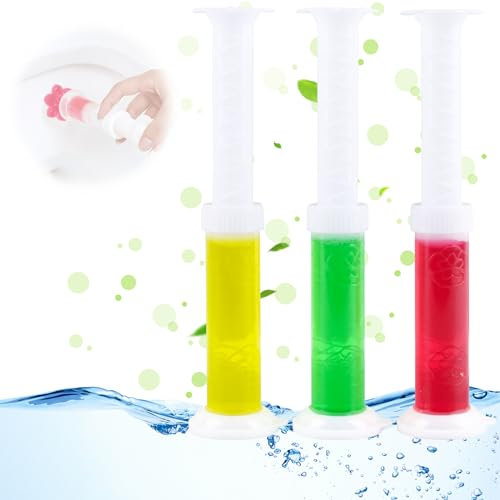 Darryy 3 Stück WC Frische Siegel, 15 Gele, WC Frischesiegel, WC-Frische-Siegel Nachfüller, Starter Set(C)