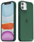 oakxco for iPhone 11 Case Clear Hard Shell, Slim Thin Matte Transparent Plastic Cover & Protective Soft Silicone Rubber TPU Bumper, Girly Cute Phone Case for Women Girls, Dark Green
