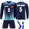 Deutschland Tshirt 3-Teilig Set Trikot Trikot für Kinder No.7 Fußball Trikot Heim Auswärtstrikot Football Fußballtrikot Kinder Shorts und Socken Fussball Set für Junge Herren Anzug L16