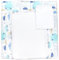 TupTam Wickelauflage inkl. 2 Frotteebezüge Modell MAR02579, Farbe: Autos Blau, Größe: 76 x 76 cm
