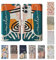 Tirita Personalised Wallet Phone Case for iPhone 6 & 6s With Card Holder – Leather Flip Case or Cover With Custom Name – Cute Personalised Gift for Women [09. Abstract Tropical Art]