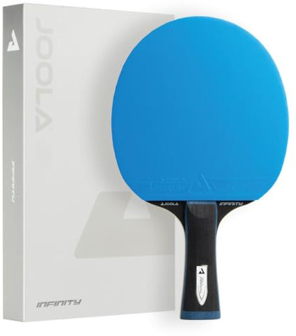 JOOLA Tischtennisschläger White Infinity GL – Glasfaser Schläger mit Micron+ Belägen