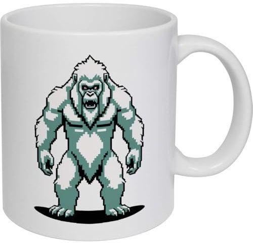 11oz (320ml) 'Elusive Yeti' Ceramic Mug/Cup (MG00081245)