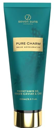 Pure Charm Bräunungsbeschleuniger Gel, 250ml Feuchtigkeitsspendende Formel