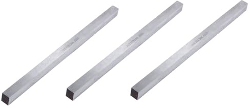 Uikdjgu 3Stück 10 mm x 10 mm x 200 mm Drehen Abstechen Fraesen Drehmaschine HSS Drehstahl Werkzeug Bit