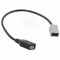 HEBEOT Adaptador de cable de audio USB para coche Mitsubishi, interfaz simple para reproducción de música
