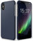 vau SlimShell Case Hülle kompatibel zu Apple iPhone X - Schutzhülle, Tasche Rückseite (Electric blau)