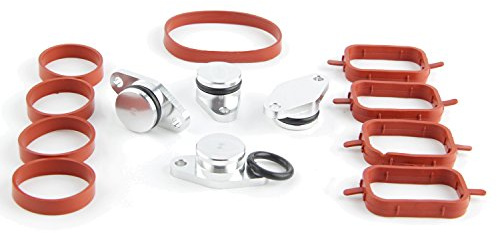 TAKPART 4 x 22mm Drallklappen Diesel Swirl Flap Rohlinge Ersatz Stopfen mit Intake Manifold Dichtungen der Ansaugbrücken 9 Stück