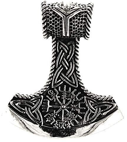 Kiss of Leather Anhänger Thorshammer aus 925 Sterling Silber Nr. 347