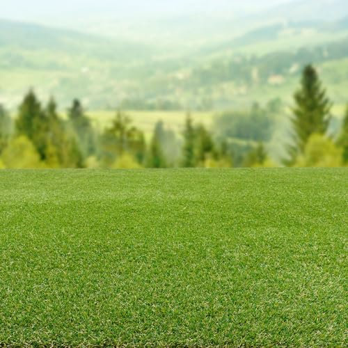 Steffensmeier Kunstrasen Florida | Sonnenstunden: 25.000 | 34 mm | Outdoor | Meterware | Rasenteppich | wasserfest | Grün, Größe: 300x400 cm