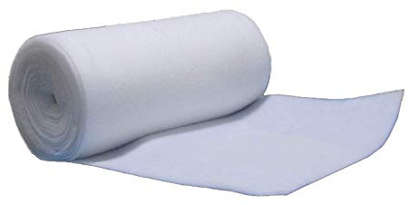 Ouate au Mètre 100g/m², 160cm de Large. 100% Polyester, Oeko-Tex, env 5 mm d'épaisseur