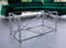 DecoInParis Table Basse Design en Verre et métal rectangulaire Elio