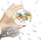 Hey_you Klarglas Kristallkugel Prisma Kristall Suncatcher Kugel Facettierte Blickkugel Ornament Prismen für Fenster, Sonnenfänger (80mm)